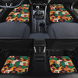 Colorful Ancient Aztec People All Over Print Car Floor Mats