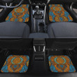 Mirrored Sun Flower Hand Drawing Style Vintage Theme All Over Print Car Floor Mats