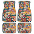 Glamour Chinese Hibiscus And Tropical Flowers All Over Print All Over Print Car Floor Mats