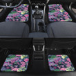 Pink Famingo Orchid Hibiscus Flower Tropical Vibe Car Floor Mats