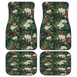 White And Red Garden Cosmos Flower All Over Print Car Floor Mats