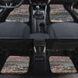 Chromatic Aztec Pattern Straight Lines All Over Print Car Floor Mats