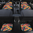 Hot Colors Aztec Pattern Geometric Texture All Over Print Car Floor Mats