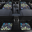 Colorful Coral Tree Plant Under The Sea Black Theme All Over Print Car Floor Mats