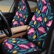 Pinky Amaryllis Flower Theme All Over Print All Over Print Car Seat Cover