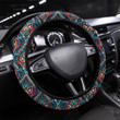Damask Seamless Pattern Printed Car Steering Wheel Cover