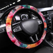 Liquid Metal Seamless Pattern Printed Car Steering Wheel Cover