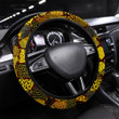 Ethnic Tribal Pattern Seamless Art Image Printed Car Steering Wheel Cover