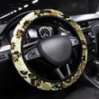 Camouflage Tartan Paisley Leopard Fabric Collage Printed Car Steering Wheel Cover