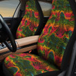 Hot Colors Psychedelic Disco Trippy Wavy Line All Over Print Car Seat Cover