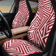 Red Ambesome Grunge Graffiti Characters Seamless Pattern All Over Print Car Seat Cover