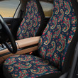 Multicolor Vintage Leaf Paisley Pattern Spring Vibe All Over Print Car Seat Cover