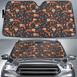 Tiny Tiger Baby Playing In Forest Flower Theme Car Sun Shades Cover Auto Windshield