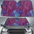 Colorful Big Waves Under The Sea Summer Vibe Car Sun Shades Cover Auto Windshield