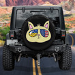 Amazing Rabbit USA 4th Of July Black Theme Printed Car Spare Tire Cover