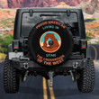 Proud American Living In Utah American Flag Black Theme Printed Car Spare Tire Cover