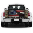 Elephant Silhouette USA Flag Truck Tailgate Decal Car Back Sticker