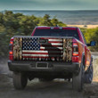 Elephant Silhouette USA Flag Truck Tailgate Decal Car Back Sticker