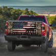 Monkey Silhouette USA Flag Truck Tailgate Decal Car Back Sticker