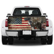 Gorillas Picture USA Flag Truck Tailgate Decal Car Back Sticker