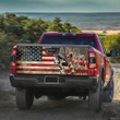 Giraffas Picture USA Flag Truck Tailgate Decal Car Back Sticker