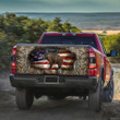 Bear Inside USA Flag Thorn Bush Truck Tailgate Decal Car Back Sticker