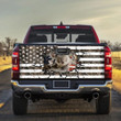 Koala Break Black And White USA Flag Truck Tailgate Decal Car Back Sticker