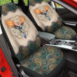 Vibrant Phoenix Pictures Vintage Flower Patterns Background Car Seat Covers