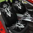 Black White Queen Bee Unique Pattern Car Seat Covers