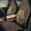Apple Snail Mandala Pattern Background Car Seat Cover