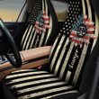 America Flag Sunflower Pattern Lawyer Car Seat Cover