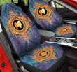 Chow Chow Golden Vintage Pattern Car Seat Cover