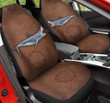 Shark Flower Leather Pattern Car Seat Cover