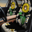 Boxer Puppy Sunflower And Chrysanthemum Japonense Car Seat Cover