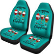 Wine Christmas Decoration Mint Color Car Seat Covers