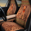 Irish Terrier Leather Carving Pattern Car Seat Cover