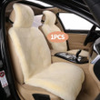 Fuzzy Fur Front Car Seat Cushion Faux Fur Universal Wool Car Seat Cover