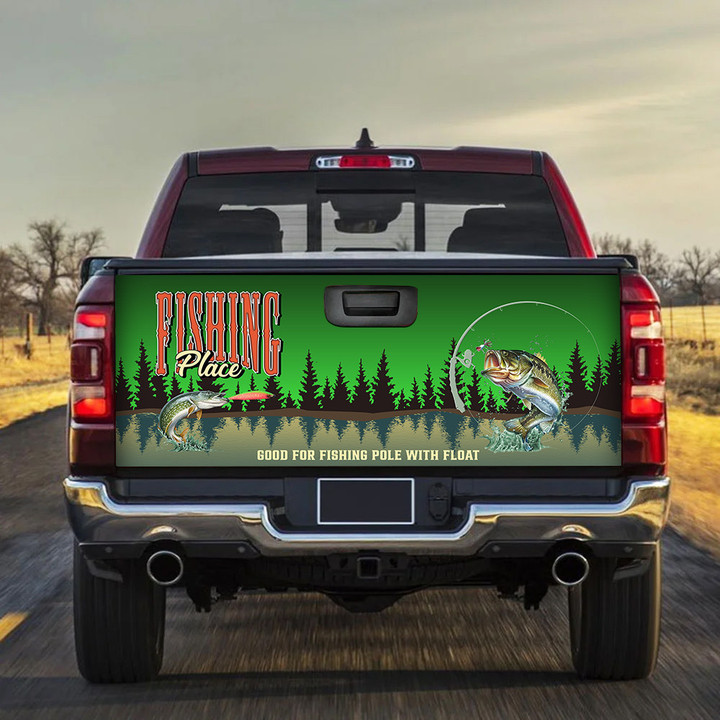 Funny Quote Fishing 3D Art Truck Tailgate Decal Car Back Sticker