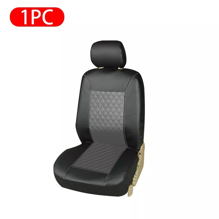 Universal PU Leather Full Surrounded Protector Pad Anti-Scratch Fit Sedan Suv Pick-up Truck Car Seat Cover