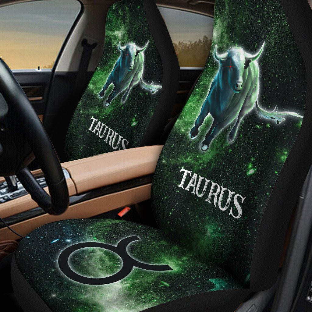 Colorful Zodiac Design Taurus 3D Car Seat Covers