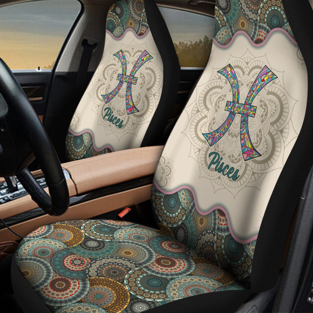 Classic Pattern Pisces Design For Zodiac Car Seat Covers