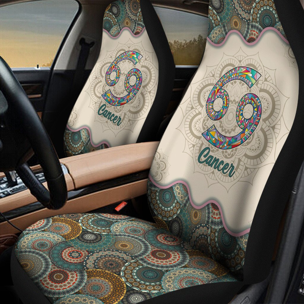 Classic Pattern Cancer Design For Zodiac Car Seat Covers