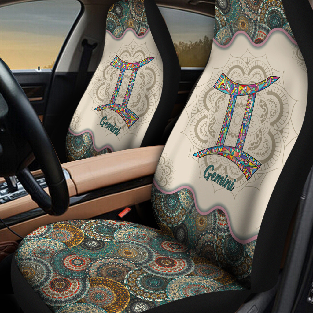 Classic Pattern Gemini Design For Zodiac Car Seat Covers