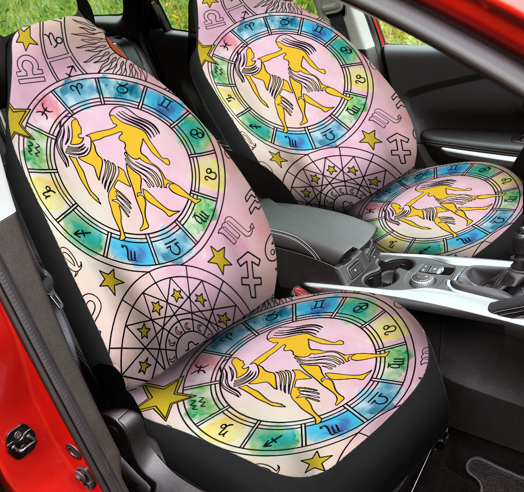 Gemini Zodiac Constellation Design Car Seat Covers