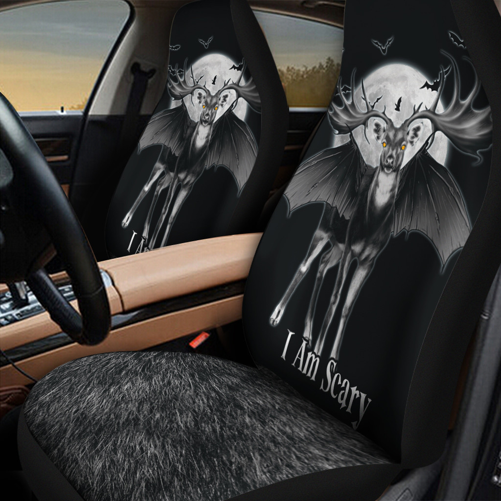 Cervus Devil Wing I Am Scary Car Seat Cover