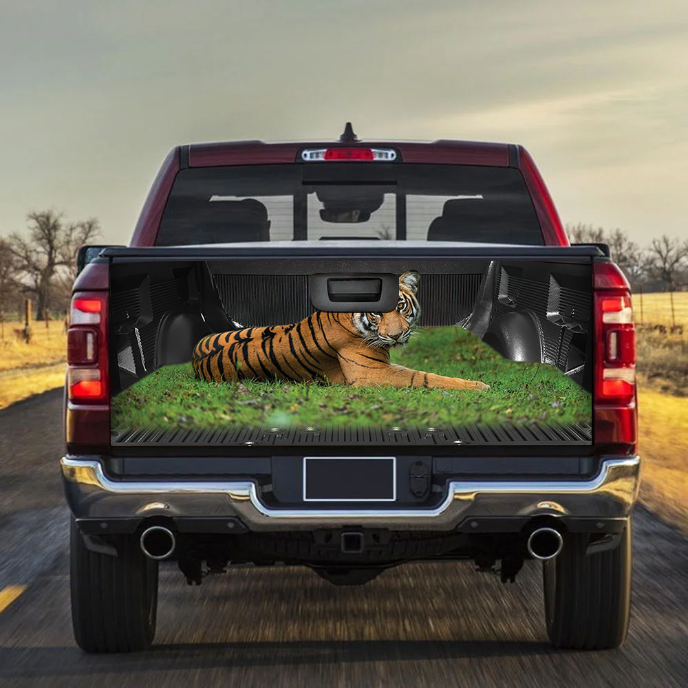 Tiger 3D Graphic Tailgate Decal Car Back Sticker