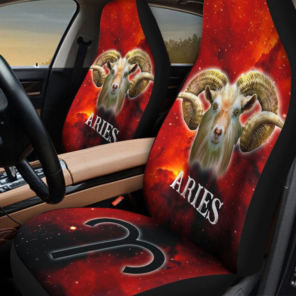 Colorful Zodiac Design Zodiac 3D Car Seat Covers