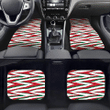 Camouflage Abstract Christmas Brush Stroke Fur Zigzag Car Mats Car Floor Mats