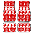 Gingerbread Snowflakes Christmas Sock And Tree Car Mats Car Floor Mats
