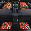 Tribal Lines Lunarable Pattern In Hot Color All Over Print Car Floor Mats